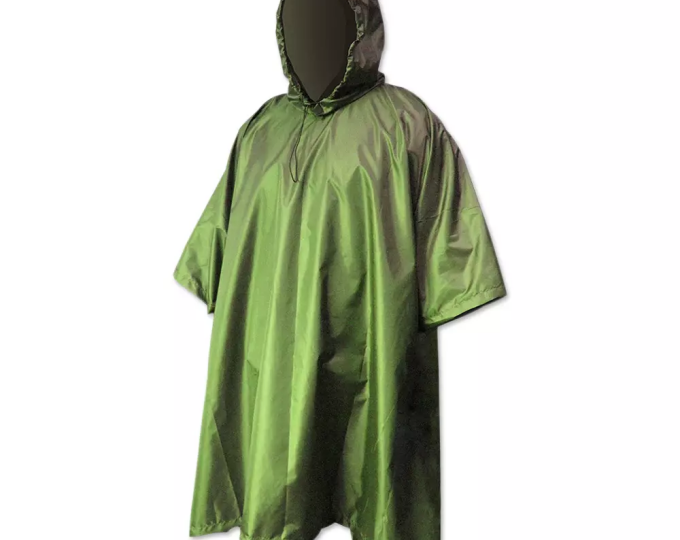 Пончо Kosadaka (безразмерный, цвет зеленый) - изображение 1 