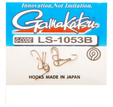 Крючок Gamakatsu Hook LS-1053B Ring Eye Serie Bronze №08