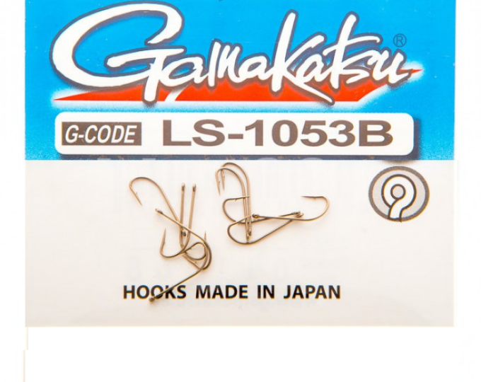 Крючок Gamakatsu Hook LS-1053B Ring Eye Serie Bronze №08 - изображение 1 