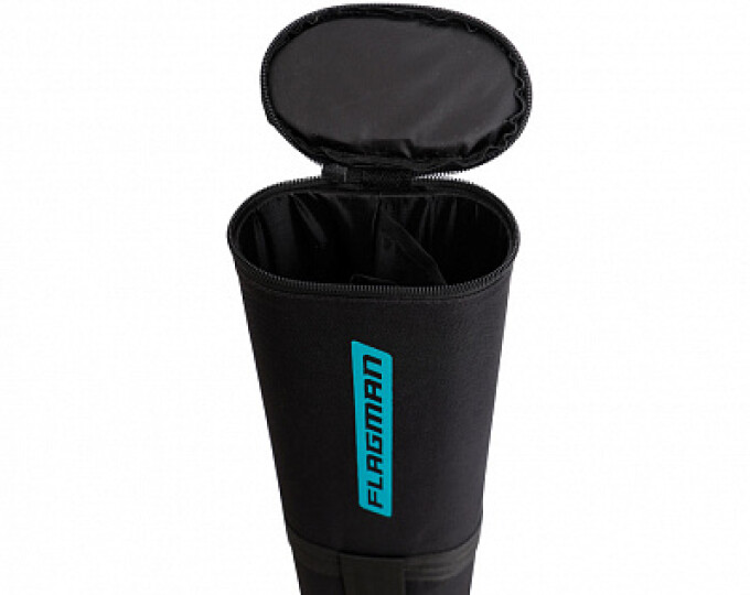 Тубус FLAGMAN для удилищ (овальный, чёрный, 125*65мм 130см) - изображение 2