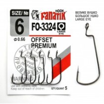 Крючок Fanatik Offset Premium (FO-3324) №06 (5шт.)