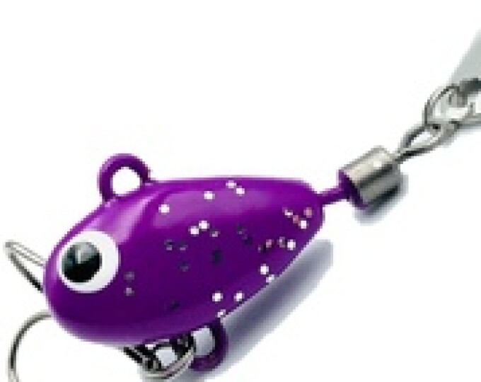 Тейл-спиннер UF-Studio Hurricane 2,5гр. цвет Violet glitter - изображение 1 