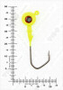 Джиг крашеный ШАР 10гр. (крючок VD-079 №2/0) (3шт.) цвет 02 (желтый) - изображение 3
