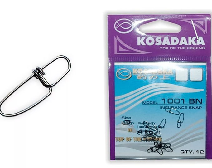 Застежка Kosadaka (1001) «insurance snap» №000 (7шт.) - изображение 1 
