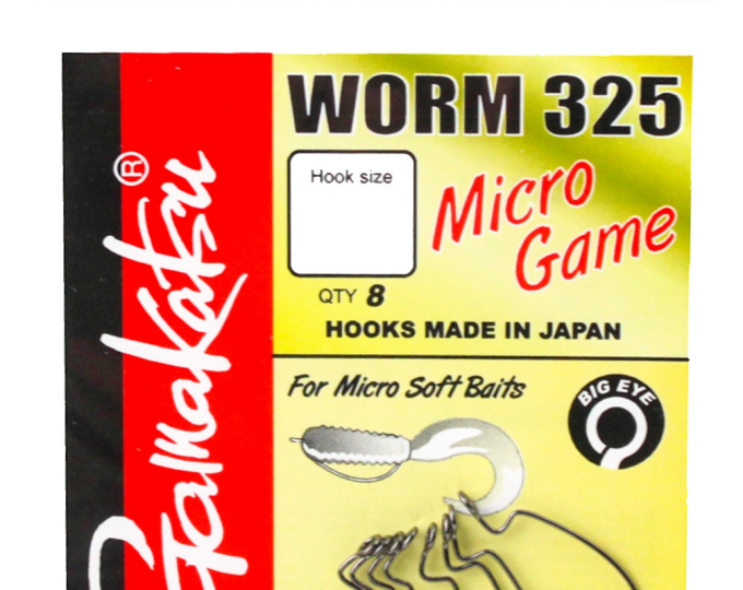 Крючок Gamakatsu Worm 325 Micro Game №6 - изображение 1 
