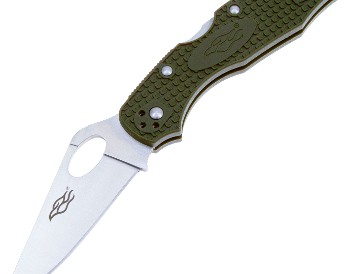 Нож складной «Firebird by Ganzo» с клипсой (клинок 75мм, сталь 440С, цвет зелёный) - изображение 1