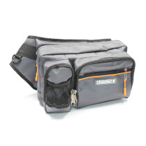 Сумка рыболовная Следопыт Fishing Hip Bag WBP 31х20х23см, цвет серый