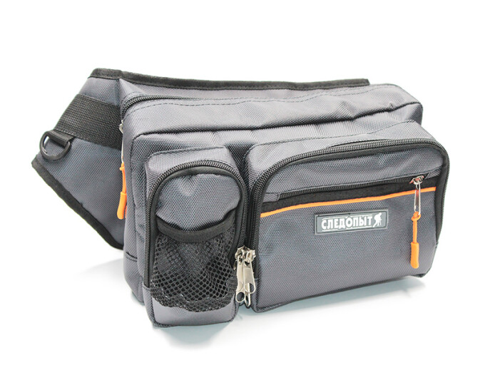 Сумка рыболовная Следопыт Fishing Hip Bag WBP 31х20х23см, цвет серый - изображение 1