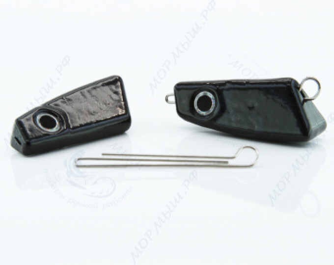 Груз крашеный ПРОХОДИМЕЦ (Чебурашка разборная) 10гр. цвет 04 (черный) - изображение 1 