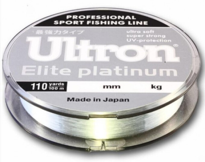 Леска Ultron Elite Platinum 0,28мм 100м (8,5кг) - изображение 1