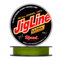 Шнур плетеный JigLine Ultra PE 100м 0,27мм (22кг) (хаки)