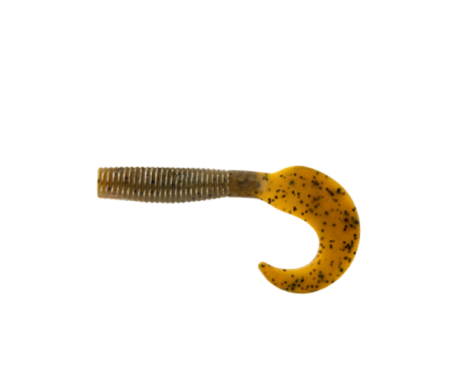 Приманка съедобная ALLVEGA «Flutter Tail Grub» 5,5см 1,8г (10шт.) цвет beer w/pepper - изображение 1