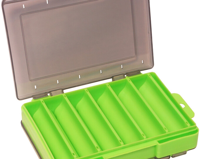 Коробка Kosadaka TB-S31E для воблеров, двусторонняя (140х105х30мм) Green - изображение 2