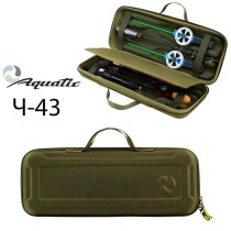 Чехол Aquatic Ч-43Х для зимних удочек, жесткий, до 6шт. (цвет хаки)