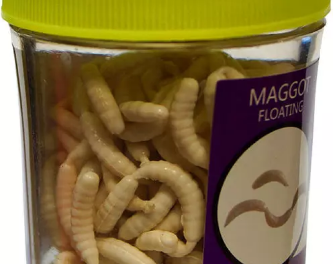 Приманка Kosadaka ОПАРЫШ (тонущий, запах опарыша) (18гр.) цвет Белый - изображение 1 