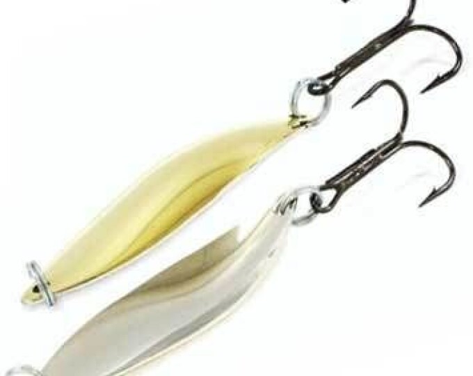 Блесна Колебалка Питер Крокодил 20гр. (2-х цветная) Латунь/Никель - изображение 1 