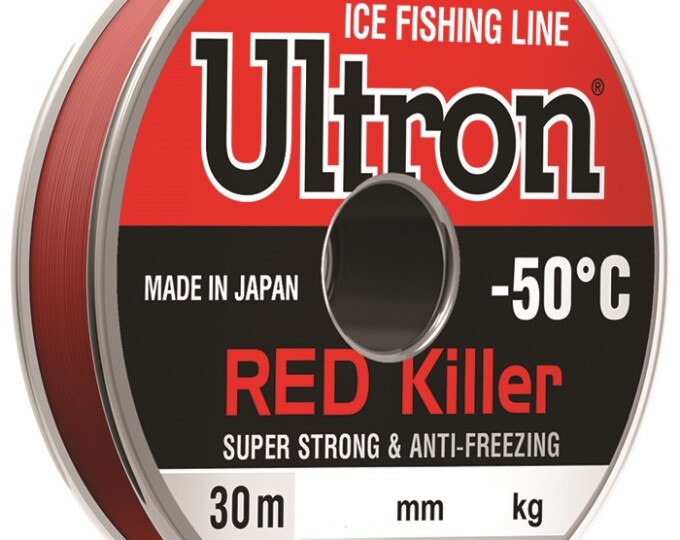 Леска Ultron Red Killer 0,20мм (5,0кг) 30м (красный) - изображение 1 