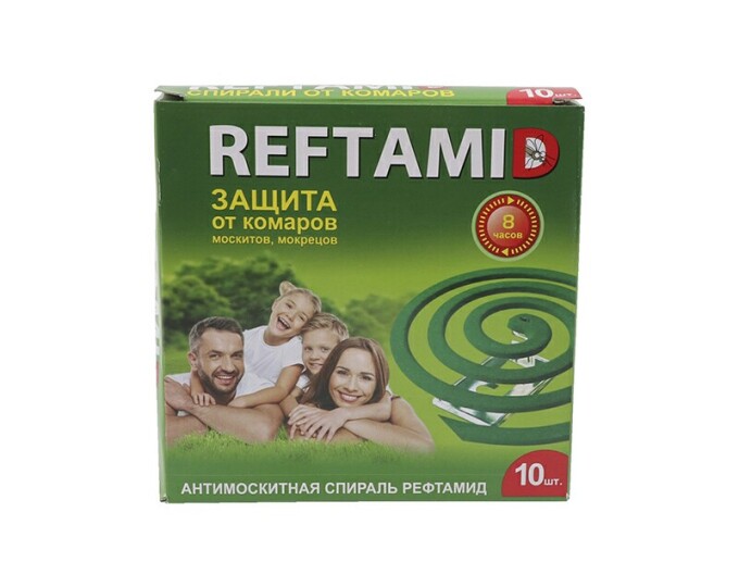 Спирали Рефтамид® от комаров и мошек (10шт.) - изображение 1
