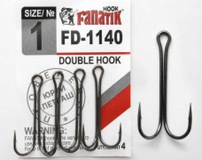 Крючок Fanatik Double Hook (FD-1140) №01 (4шт.) - изображение 1 
