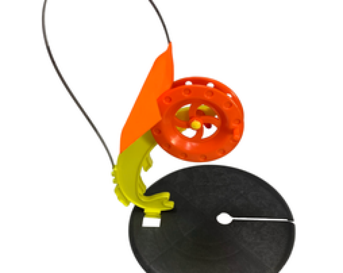 Жерлица оснащённая Лиман «Щука» (блин 200мм, катушка 90мм) - изображение 1 