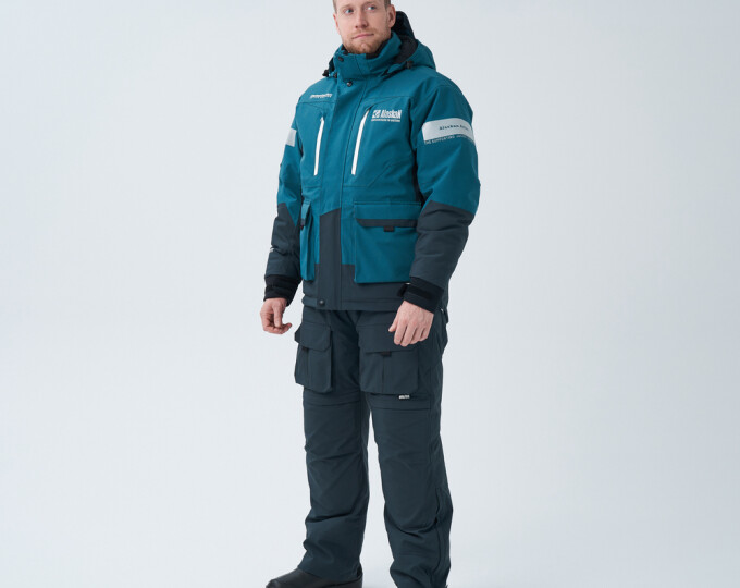 Костюм зимний Alaskan Cherokee Active (поддерживающий) р.56-54 (176-179) цвет Зеленый/Серый - изображение 1 