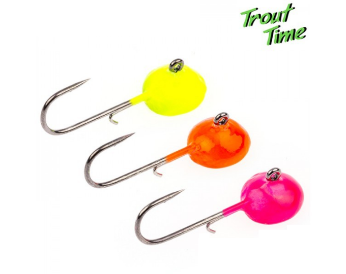 Джиг Akara Trout Time Таблетка 2,0гр. крючок №4 MIX (3шт.) - изображение 1 