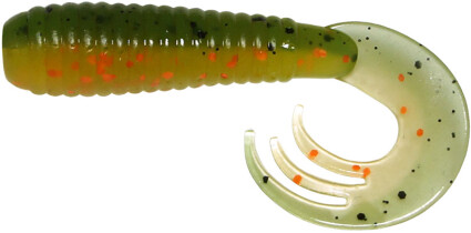 Твистер Kosadaka TRIPLE TAIL 60мм (10шт.) (с разрезным хвостом) цвет BOT