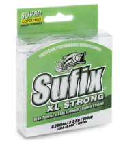 Леска SUFIX XL STRONG 100м, 0,40мм (13кг) (платина)