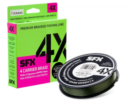 Леска плетеная Sufix SFX 4X 135м 0,128мм (5,5кг) Green