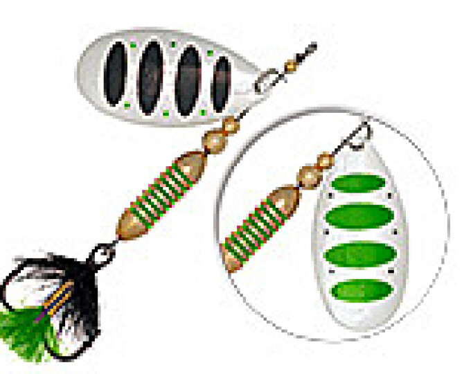 Блесна Pontoon 21 «AV Type A» #1,0 (вес 4,3гр., длина лепестка 22,6мм) цвет PD42-072 - изображение 1 