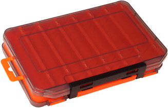 Коробка Kosadaka TB-S31D для воблеров, двусторонняя (200х135х35мм) Orange