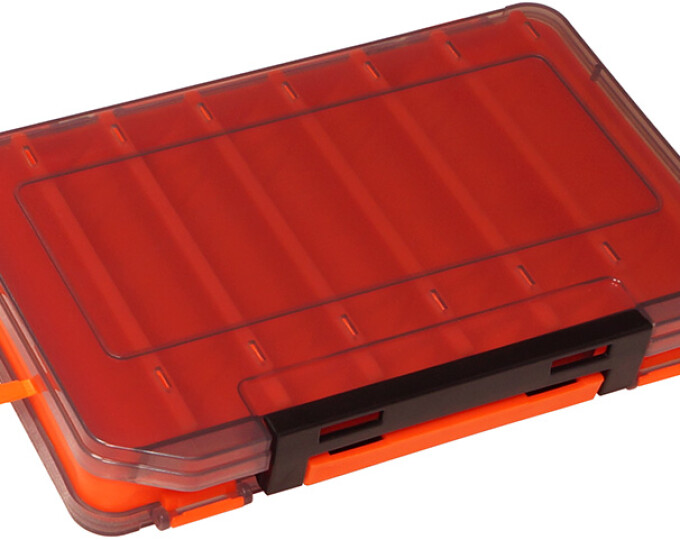 Коробка Kosadaka TB-S31D для воблеров, двусторонняя (200х135х35мм) Orange - изображение 1 