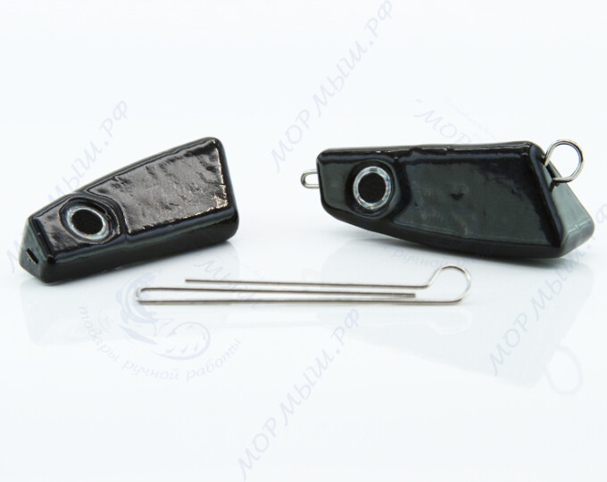 Груз крашеный ПРОХОДИМЕЦ (Чебурашка разборная)  8гр. цвет 04 (черный) - изображение 1 