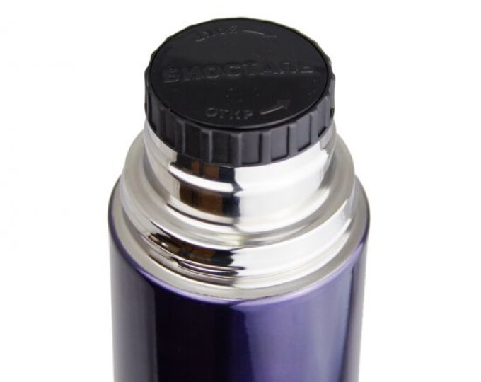 Термос TM «BIOSTAL» (узкое горло/пробка без кнопки/цвет «Ночное небо») 750мл - изображение 3