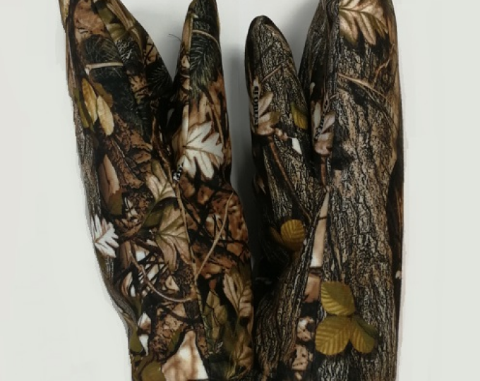 Варежки камуфлированные мех мембрана алова лес - изображение 1