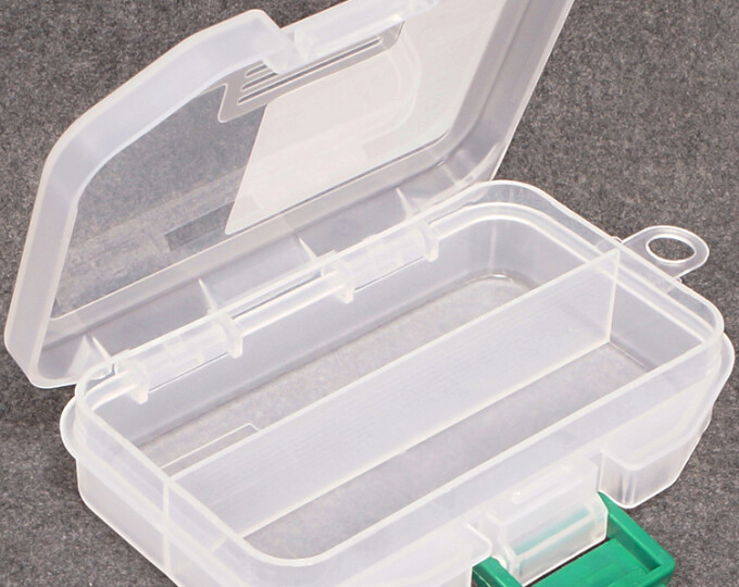 Коробка Kosadaka Baffle Case 2 (103х73х23мм, 2 продольные секции) Clear - изображение 3