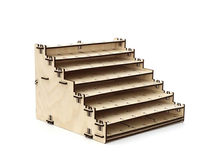 Подставка для поплавков прямая, под 46шт., 240*220*160мм - изображение 1 