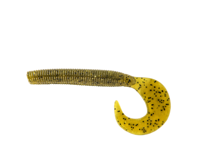 Приманка съедобная ALLVEGA «Cigar Grub» 9,5см 7,5г (5шт.) цвет green pumpkin - изображение 1
