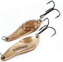 Блесна Колебалка Питер Атом Малый 10гр. (Медь)