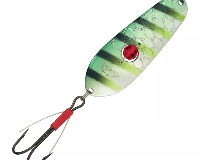 Блесна Kuusamo Rasanen 70/20 (бусинка, незацепляйка) цвет GR/FYe-S - изображение 1 