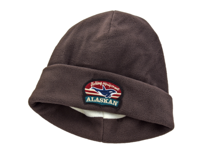Шапка Alaskan Black Salmon (флис) цвет коричневый - изображение 1 