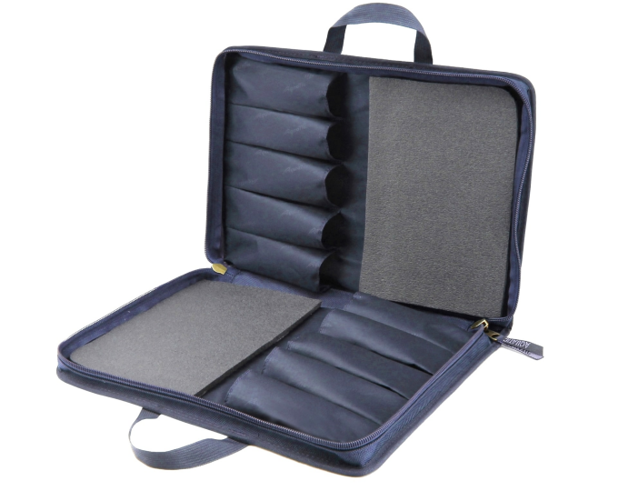 Чехол Aquatic Ч-42С для зимних удочек, жесткий, до 10шт. (цвет синий) - изображение 1 