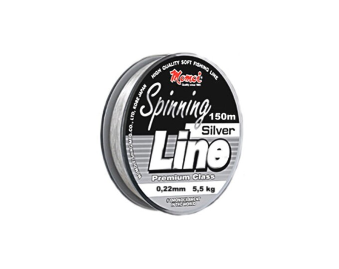 Леска Momoi Spinning Line Silver 150м 0,27мм (8,0кг) - изображение 1 
