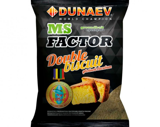 Прикормка DUNAEV MS FACTOR (1кг) Бисквитный взрыв - изображение 1 