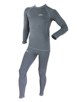 Комплект термобелья Woodline «Soft Thermo» (графит) р.XXXL(ионы серебра)