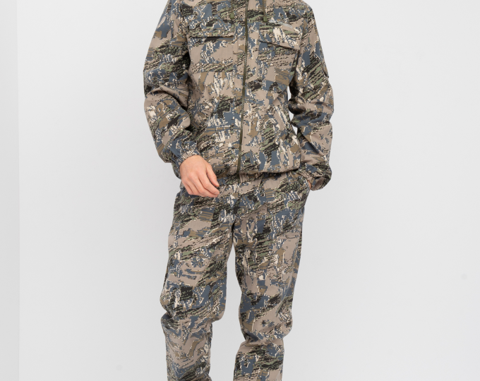 Костюм HUNT’SMAN Стрелок Антимоскит (тк.смесовка (сорочка) цв.Лабиринт) р.52-54 рост 182-188 - изображение 1 