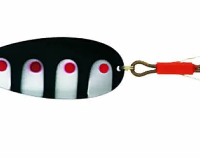 Блесна Kuusamo Hauki 80/22 (незацепляйка) цвет BL/R/S-S - изображение 1 