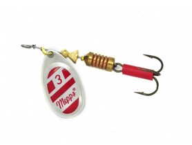 Блесна Mepps AGLIA BLANC 3 Silver/Red HT+R