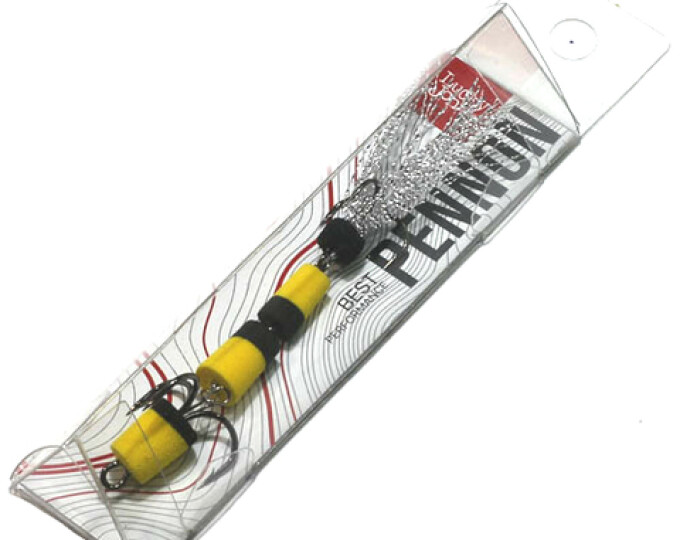 Приманка джиговая Lucky John PENNON 25 (желтый/черный) - изображение 1 