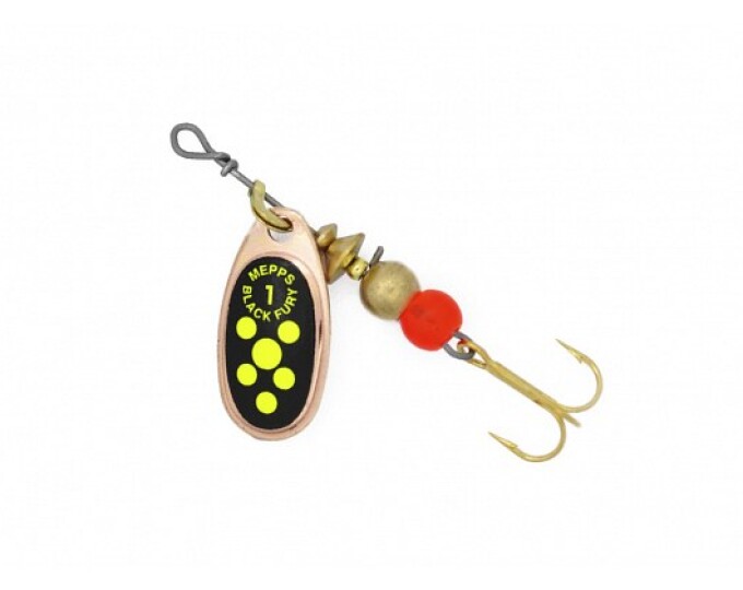 Блесна Mepps BLACK FURY 1 Copper/Chartreuse - изображение 1 